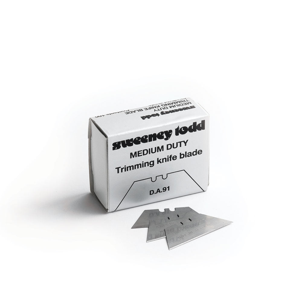 Sweeney Todd DA91 Normal Duty Straight Blades – Pack of 100