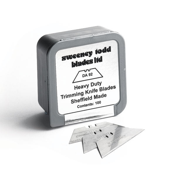 Sweeney Todd DA92 Heavy Duty Straight Blades – Pack of 100