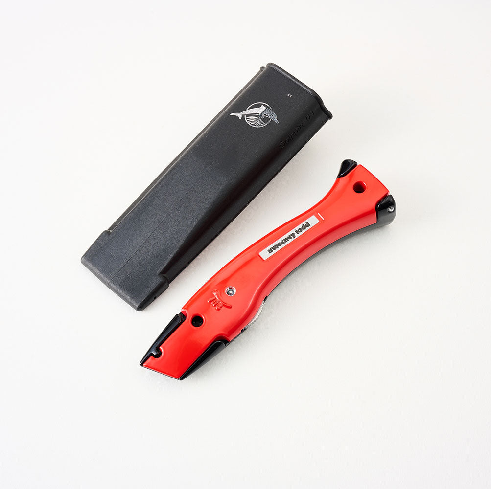Delphin Knife - Black/Red
