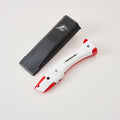 Delphin Knife - Red/White