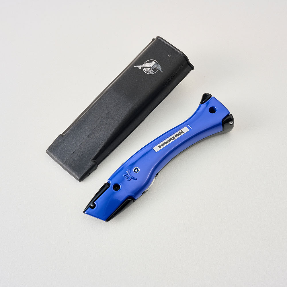 Delphin Knife - Black/Blue