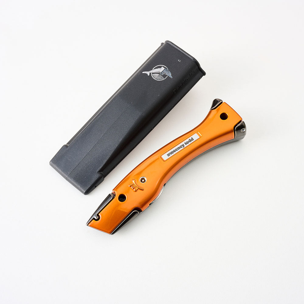Delphin Knife - Candy Black/Candy Orange
