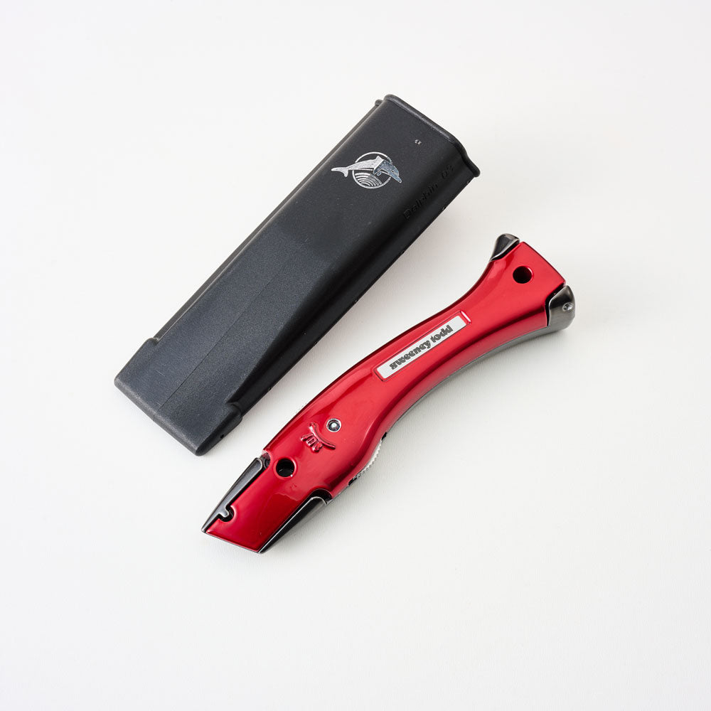 Delphin Knife - Candy Black/Candy Red