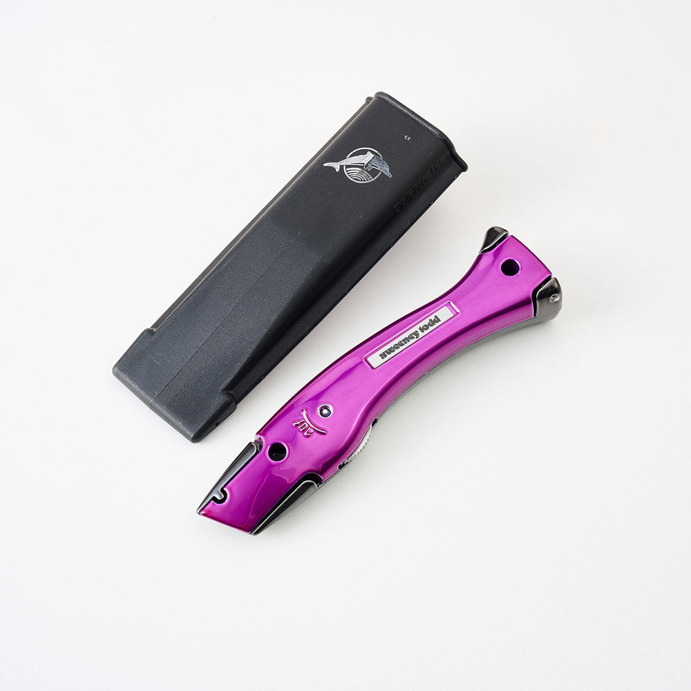 Delphin Knife - Candy Black/Candy Violet