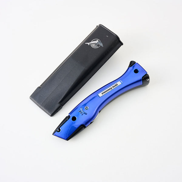 Delphin Knife - Matt Black/Candy Blue
