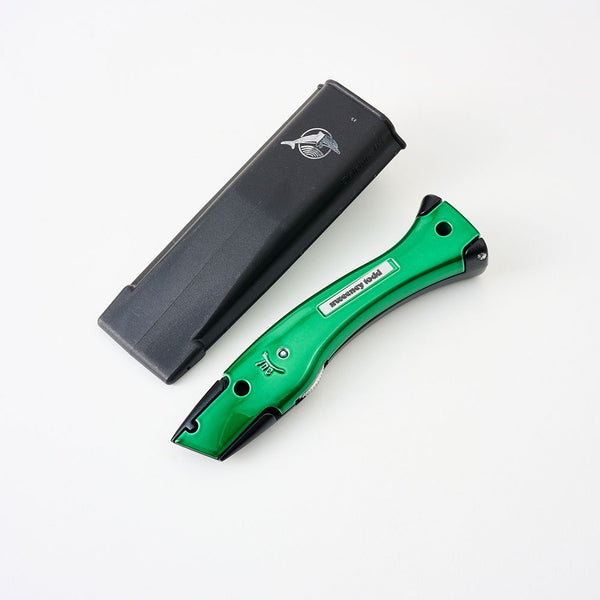 Delphin Knife - Matt Black/Candy Green