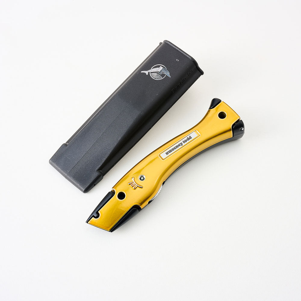 Delphin Knife - Matt Black/Candy Gold