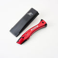 Delphin Knife - Matt Black/Candy Red