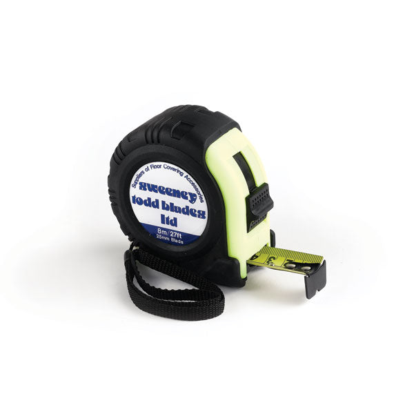 Sweeney Todd 8m / 27ft x 25mm Measuring Tape – Heavy-Duty Trade Measuring Tool
